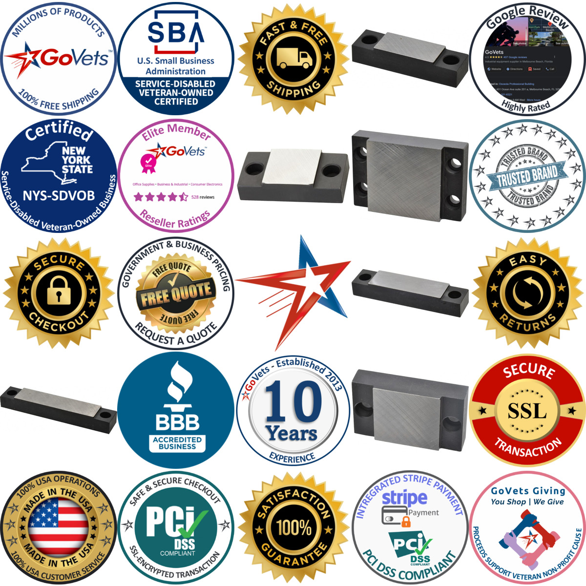 A selection of Rest Pads products on GoVets