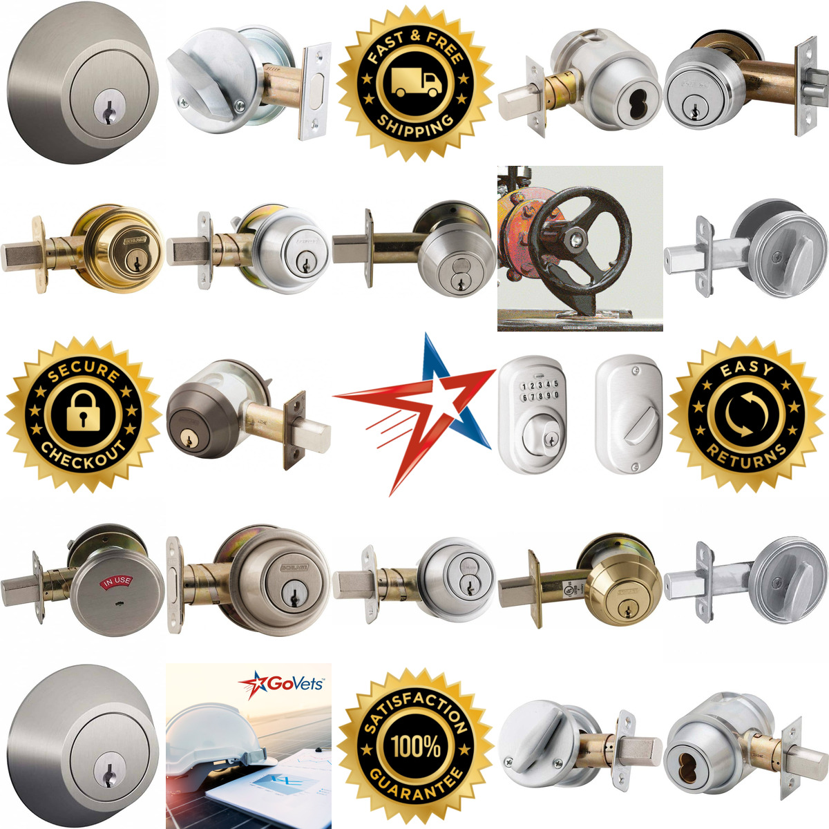 A selection of Schlage products on GoVets