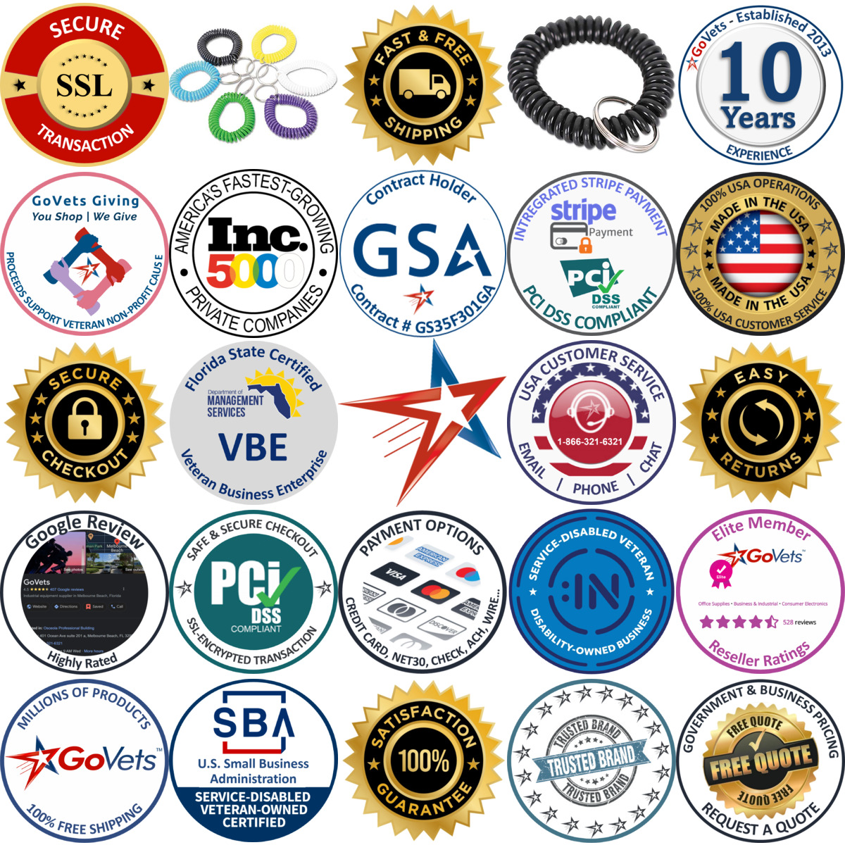 A selection of Universal products on GoVets