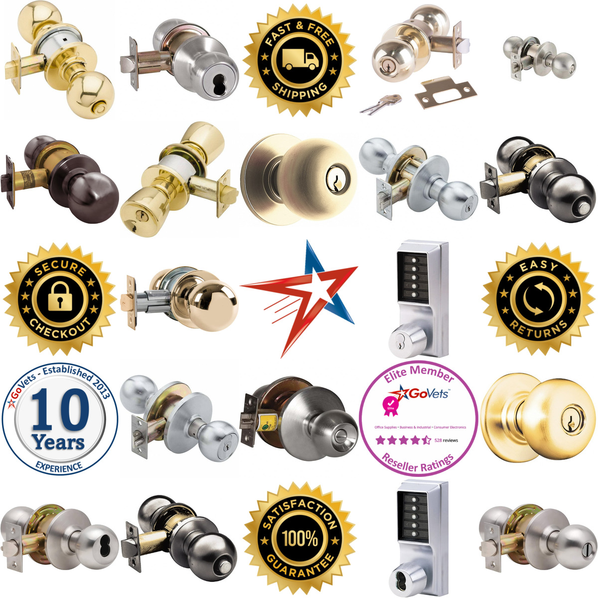 A selection of Knob Locksets products on GoVets