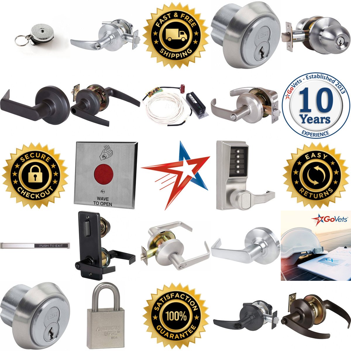 A selection of Locks products on GoVets