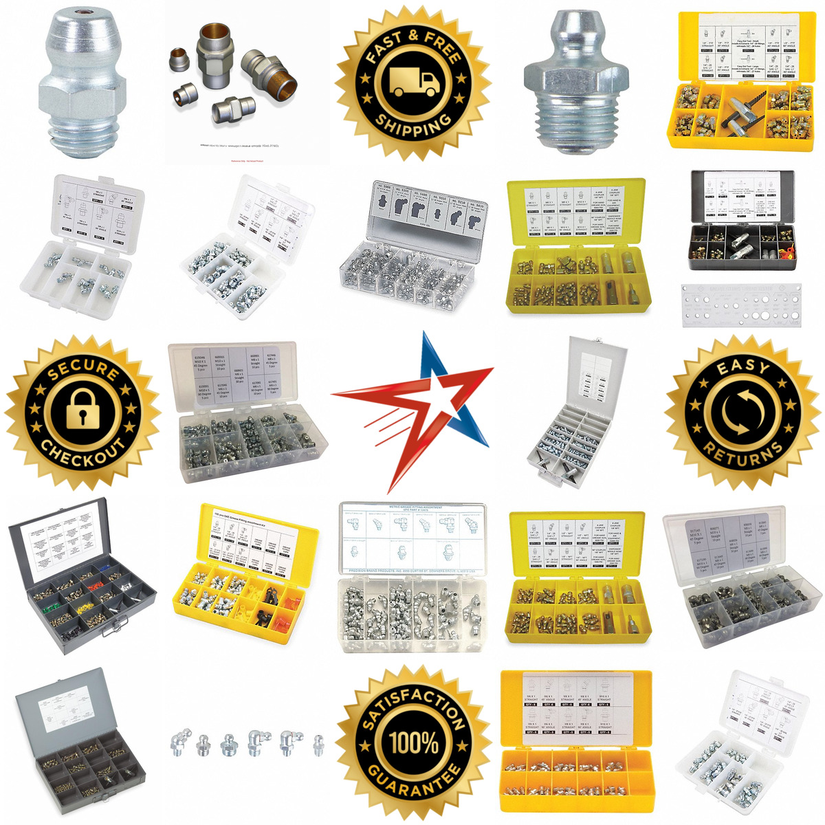 A selection of Grease Fitting Kits products on GoVets