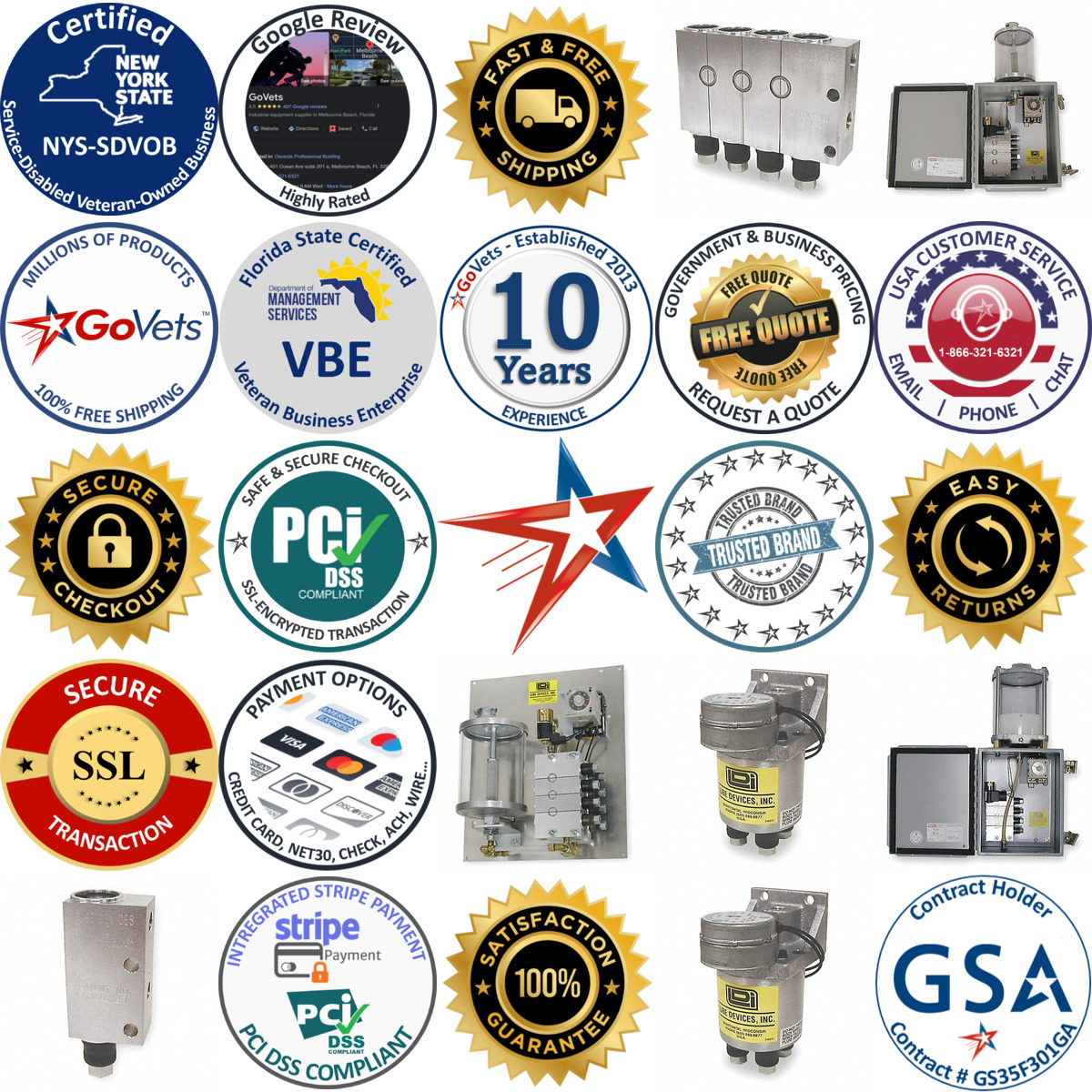 A selection of Precision Metering Lubrication Pumps products on GoVets