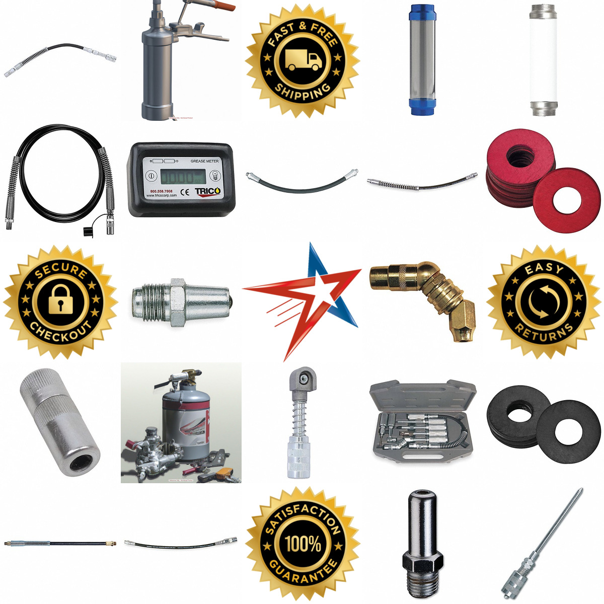 A selection of Grease Gun Accessories products on GoVets