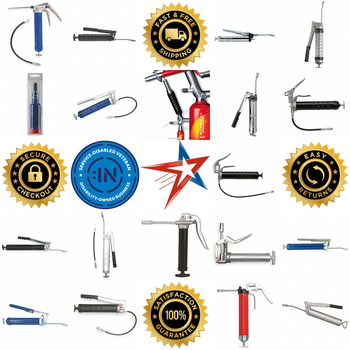 A selection of Manual Grease Guns products on GoVets