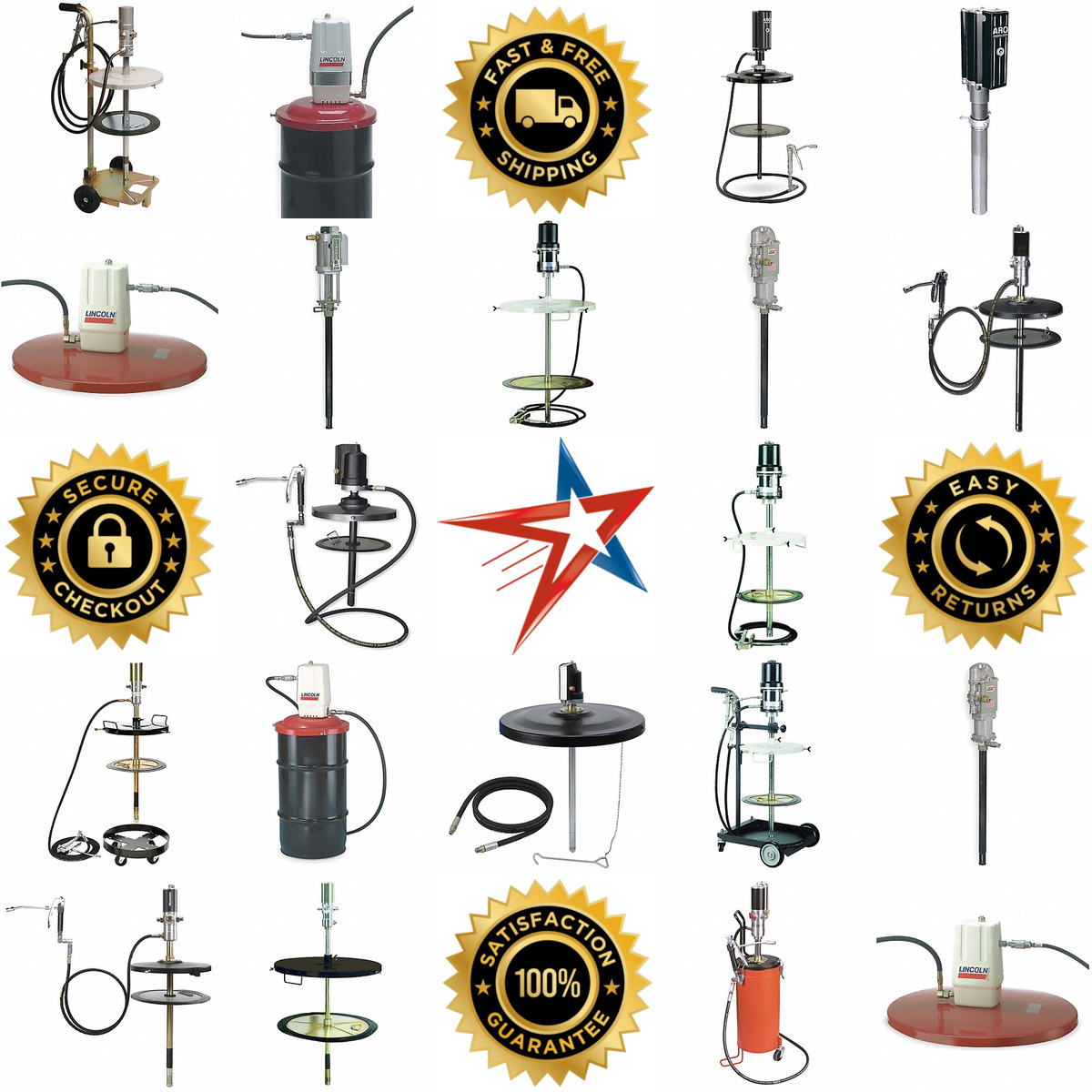 A selection of Air Operated Grease Pumps products on GoVets