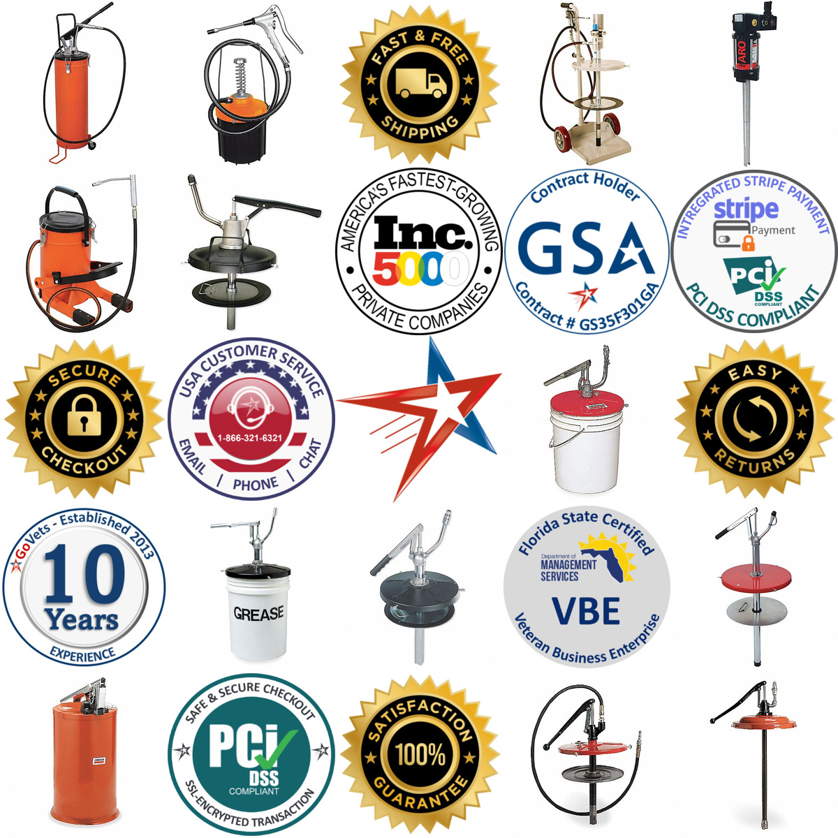 A selection of Grease Pumps products on GoVets