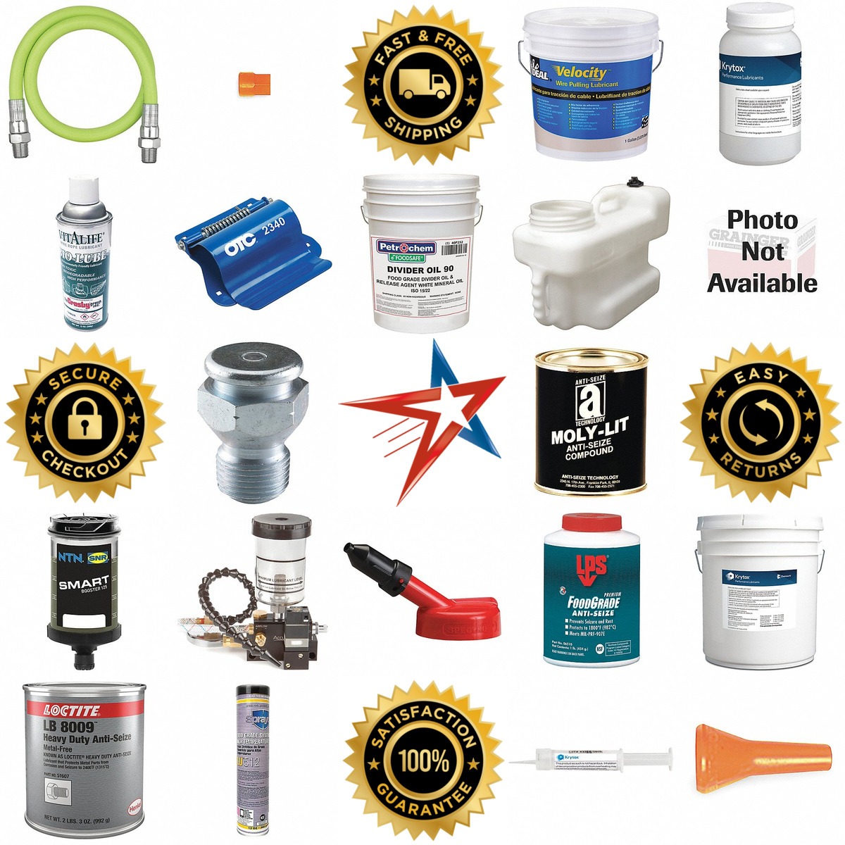 A selection of Lubrication products on GoVets