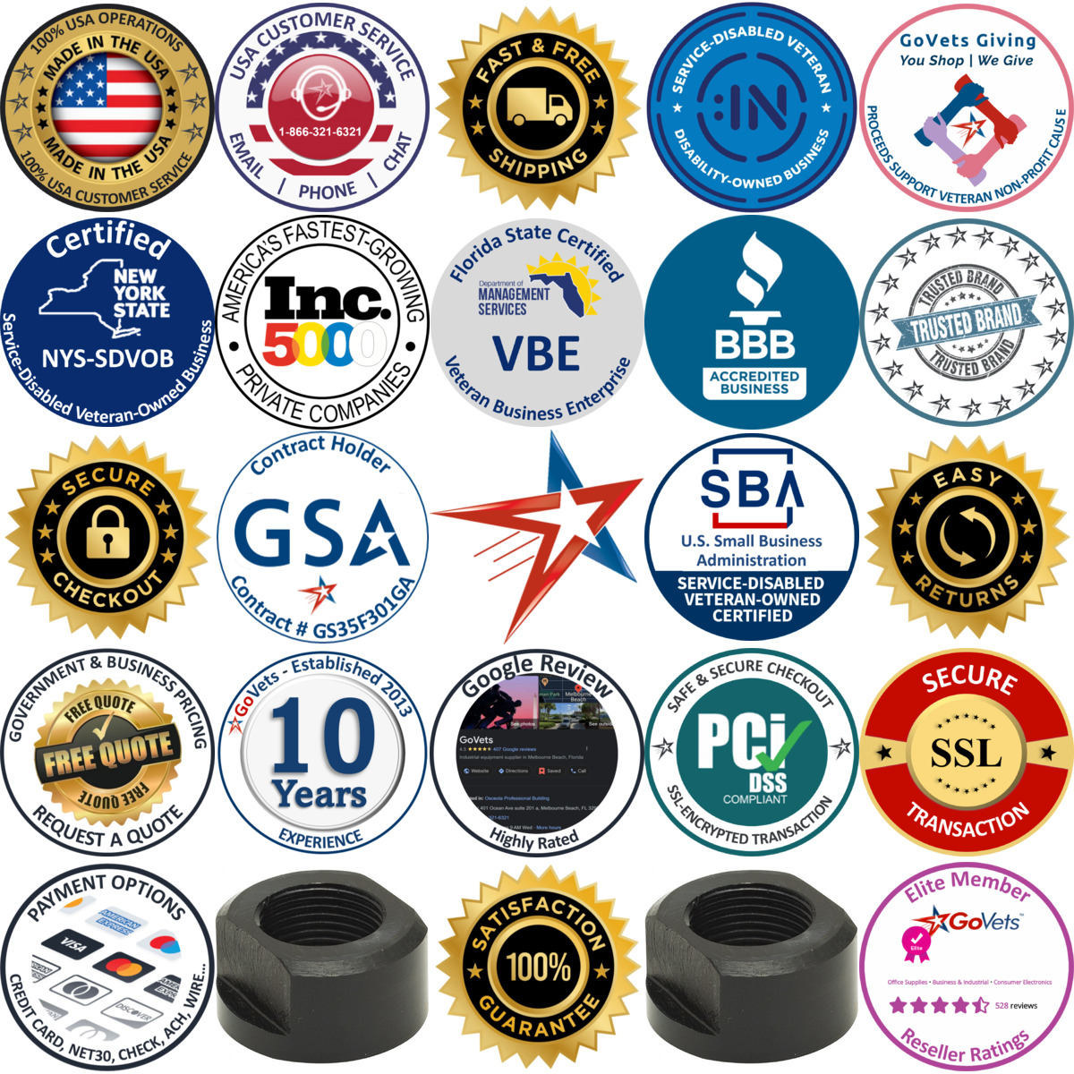 Millions of Products A selection of Parlec products on GoVets