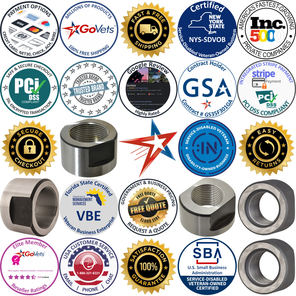 Millions of Products A selection of Value Collection products on GoVets