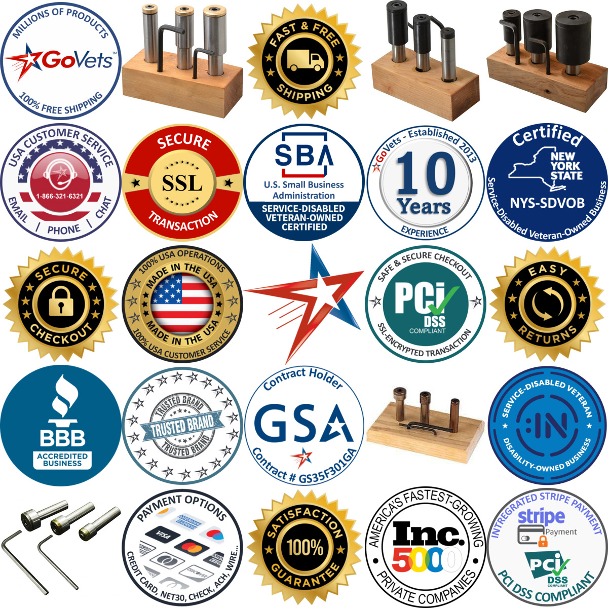 Millions of Products A selection of Value Collection products on GoVets