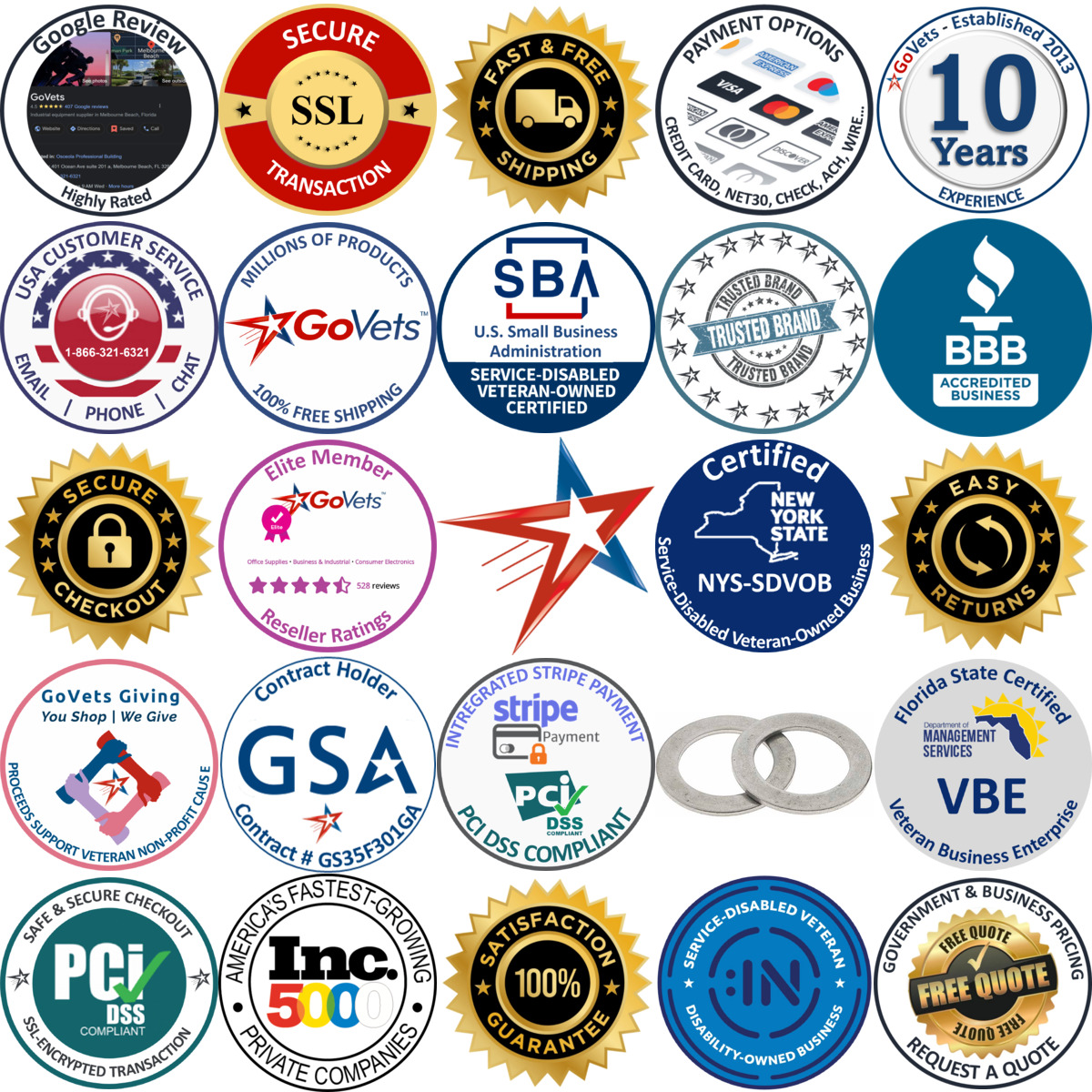 Millions of Products A selection of Value Collection products on GoVets