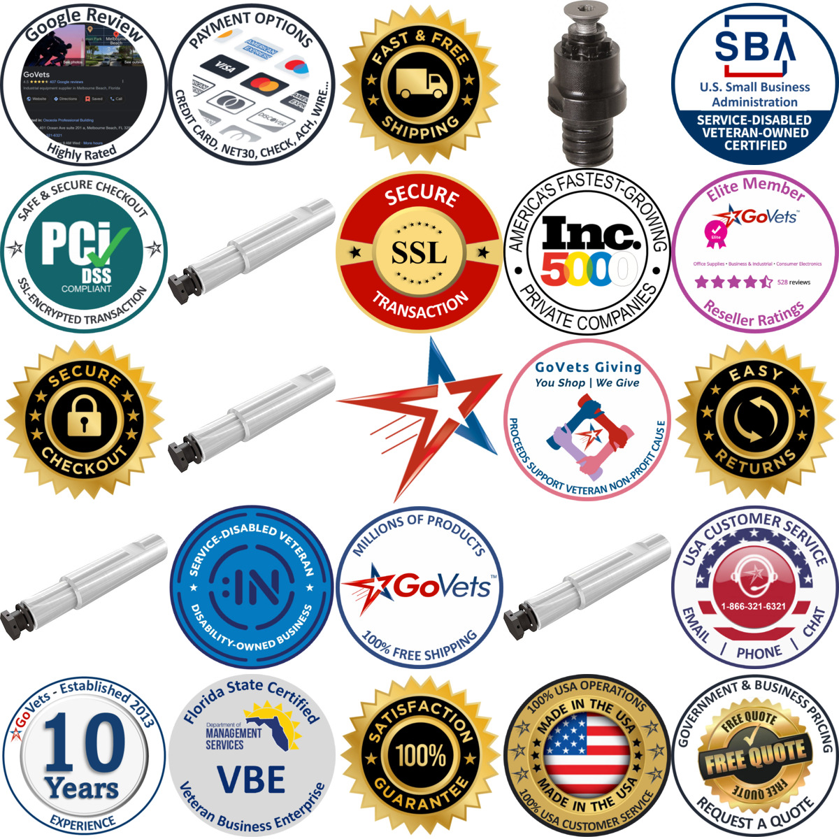 Millions of Products A selection of Iscar products on GoVets