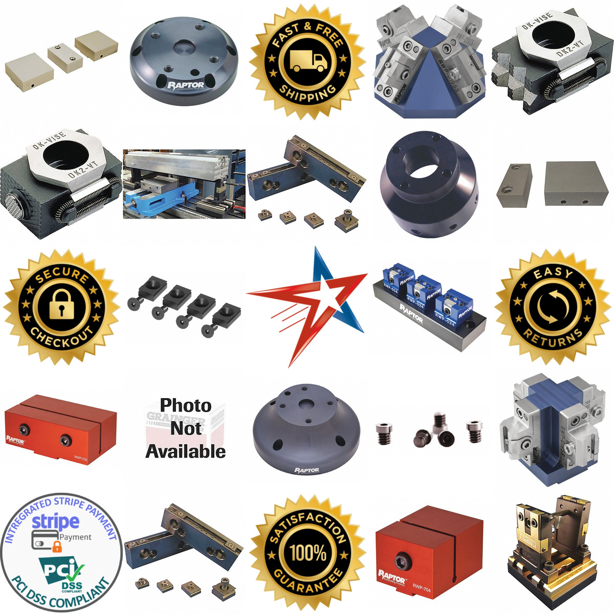 A selection of Machine Vise Replacement Parts products on GoVets