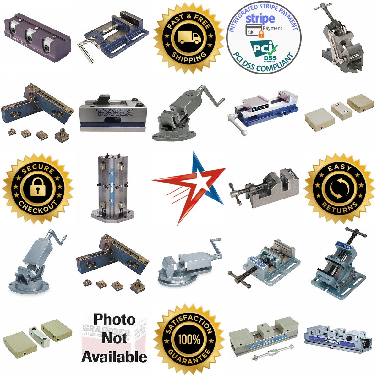 A selection of Clamping Workholding and Positioning   Machine v products on GoVets