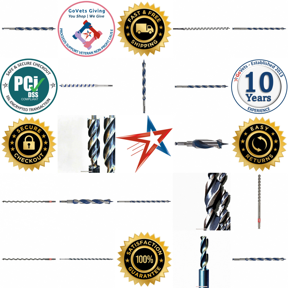 A selection of Auger Drill Bits products on GoVets