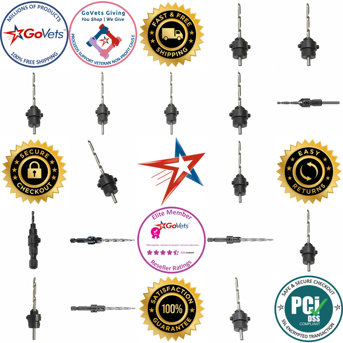 A selection of Combined Drill Bits and Countersinks products on GoVets