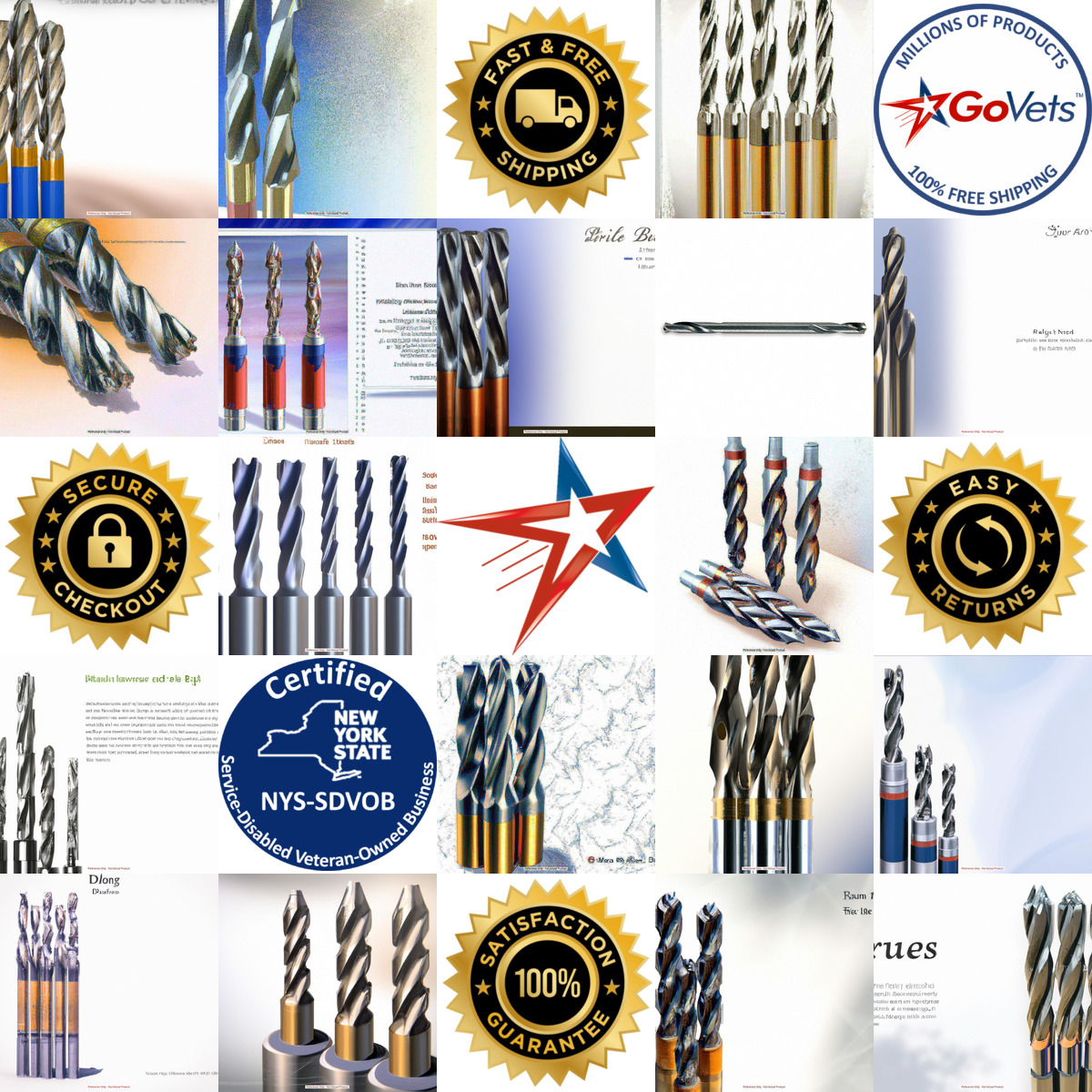 A selection of Double End Drill Bits products on GoVets