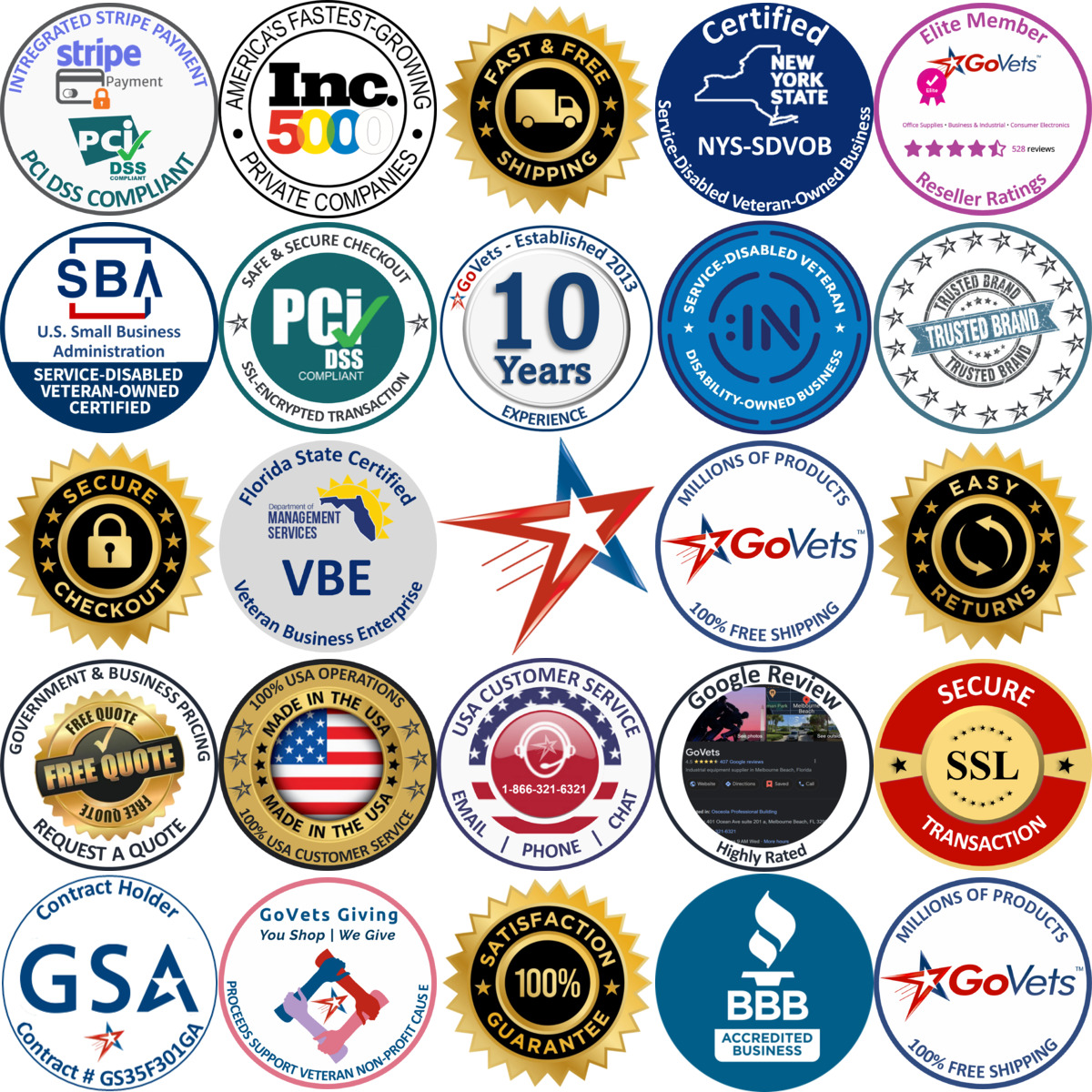 Millions of Products A selection of Collet Fixtures products on GoVets