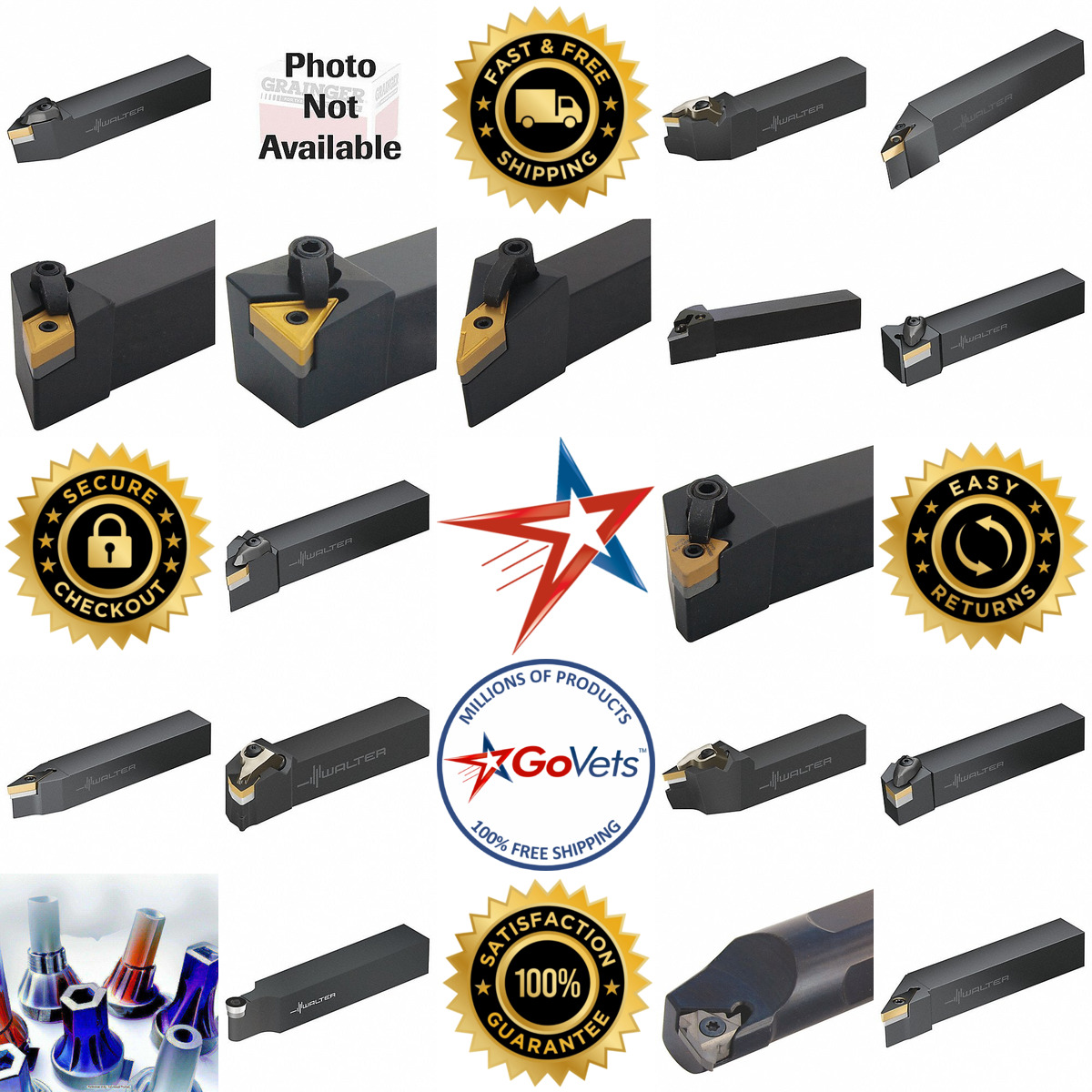 A selection of Indexable Turning and Profiling Tool Holders products on GoVets
