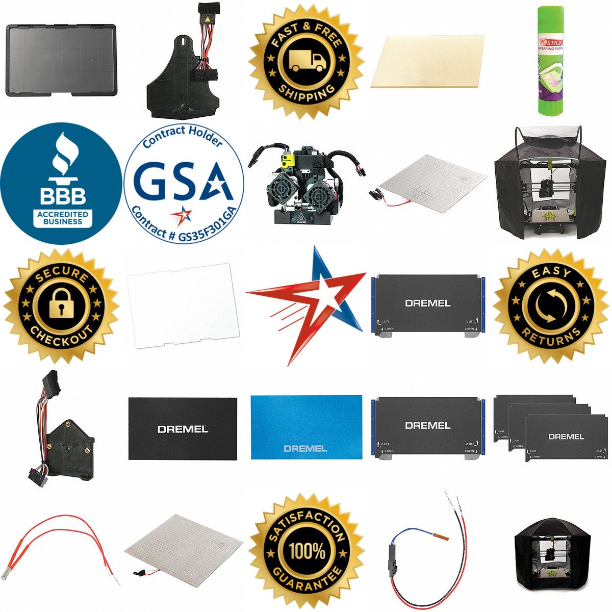 A selection of 3d Printing Accessories products on GoVets