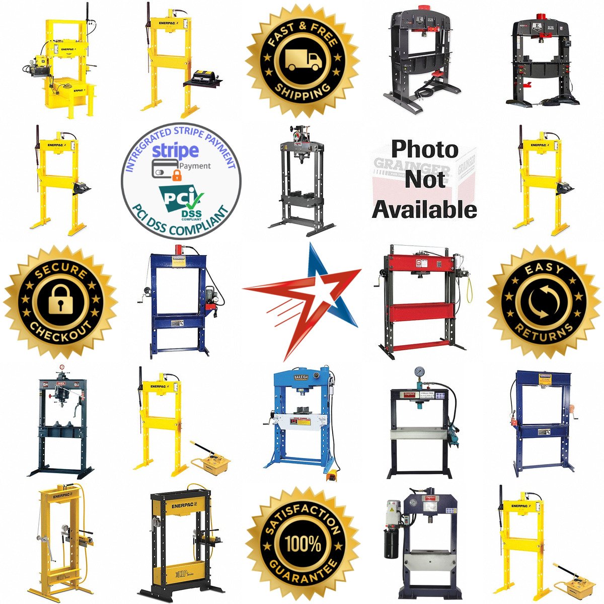 A selection of Hydraulic Presses products on GoVets