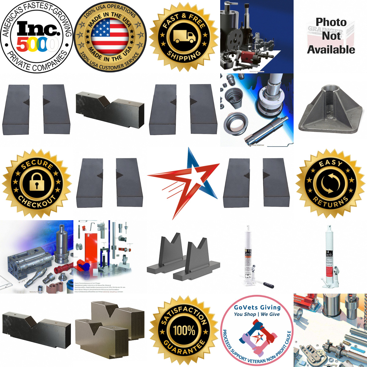 A selection of Parts and Accessories For Hydraulic Presses products on GoVets