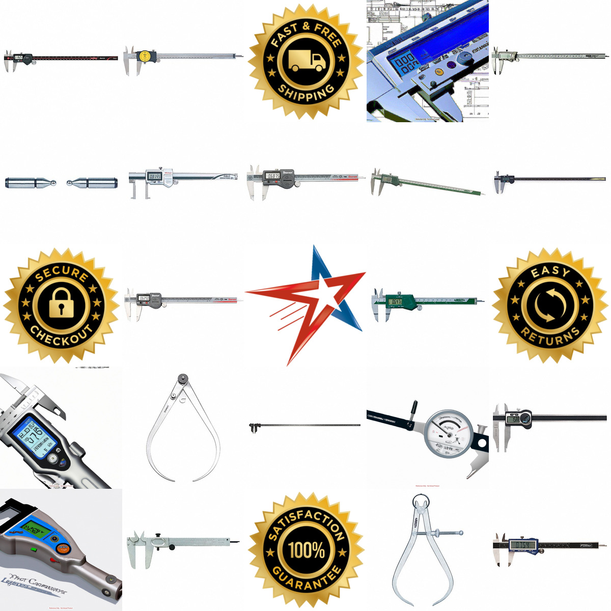 A selection of Precision Measuring   Calipers products on GoVets