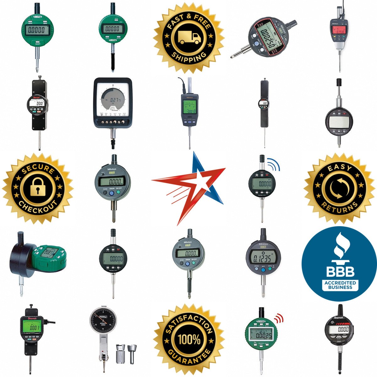 A selection of Digital Drop Indicators and Sets products on GoVets