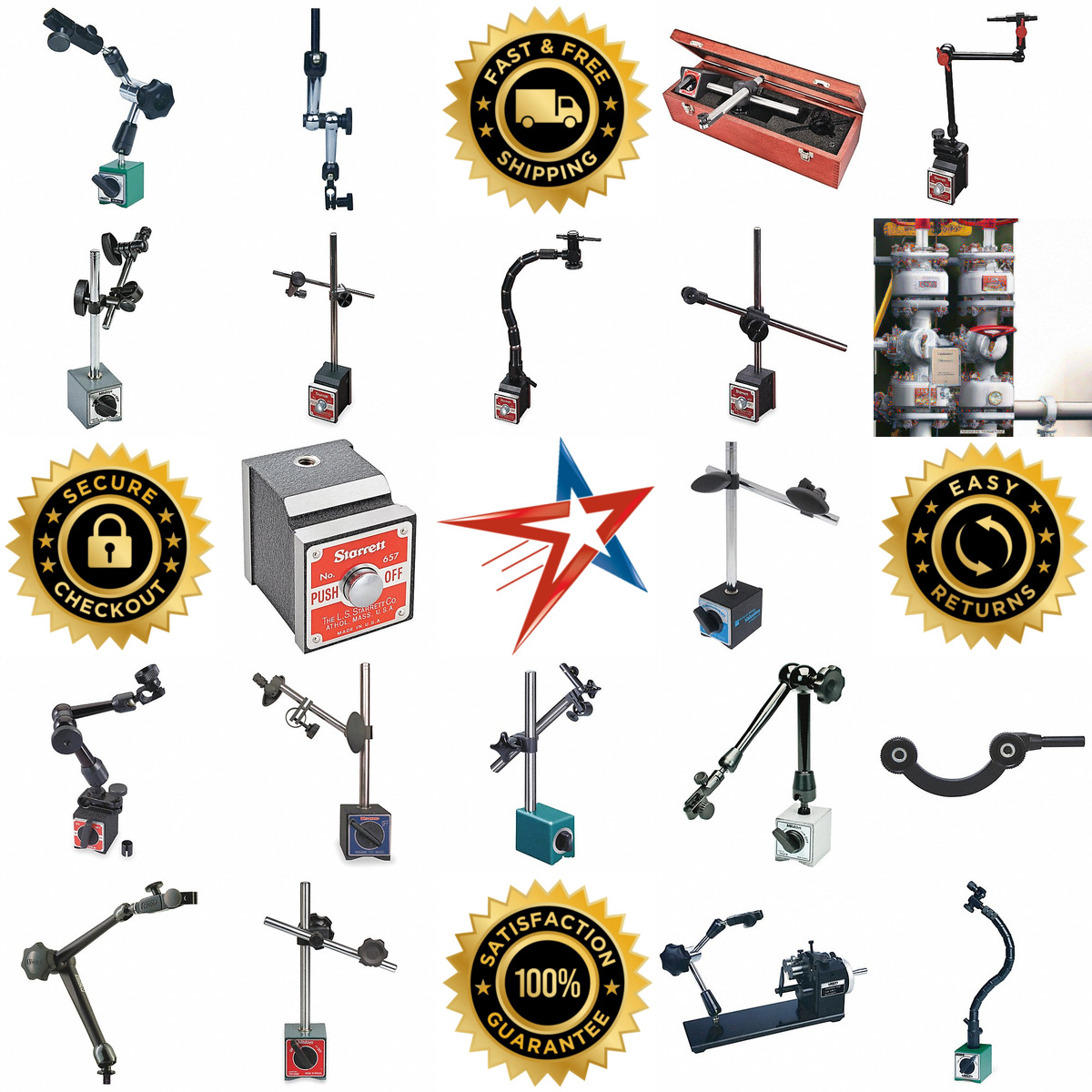 A selection of Indicator Holders and Bases products on GoVets