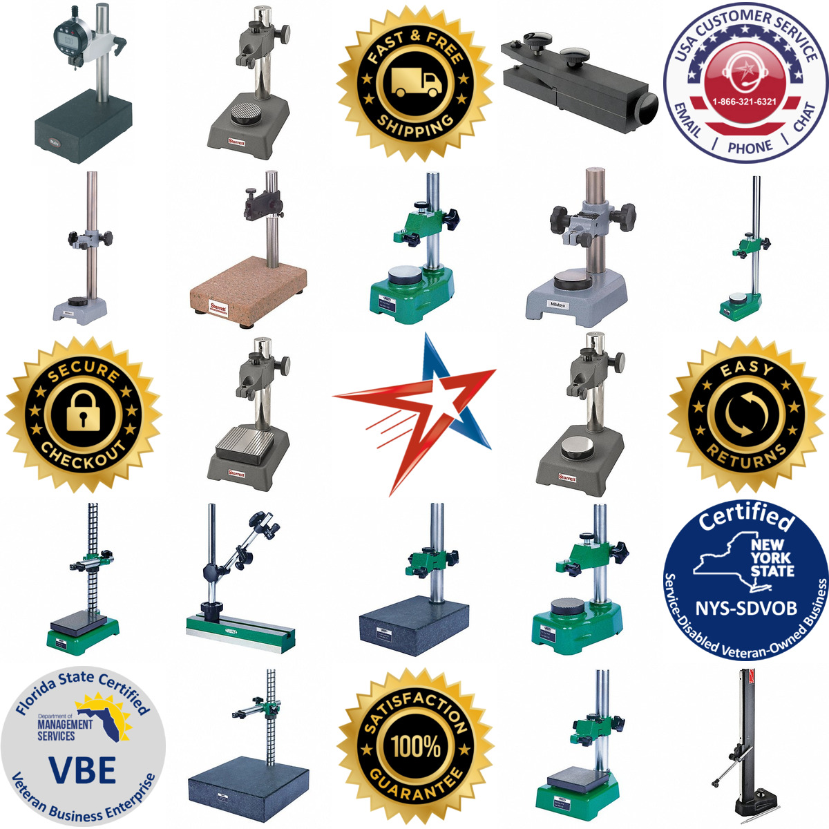 A selection of Transfer and Comparator Stands For Indicators products on GoVets