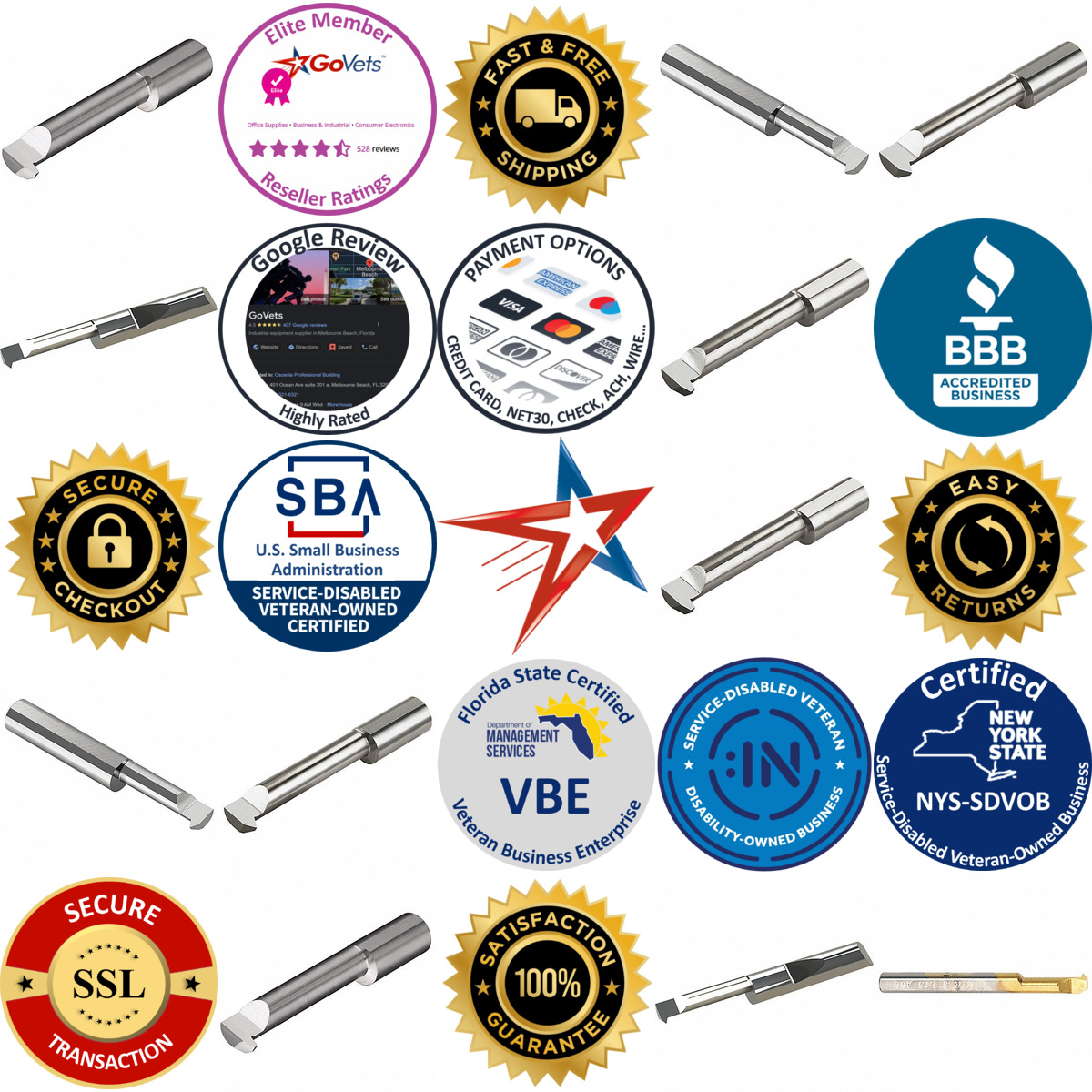 A selection of Internal Threading Tools products on GoVets