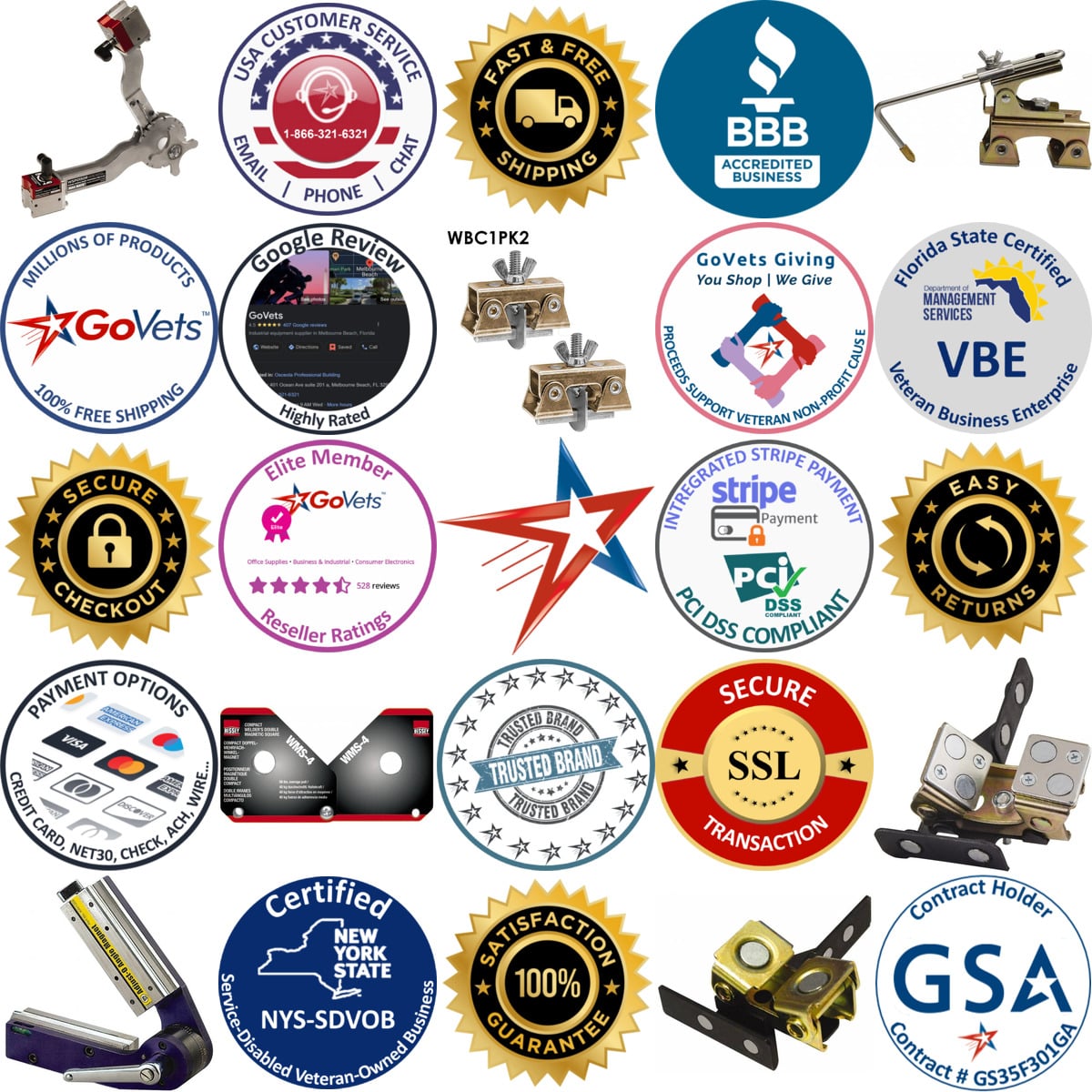 Millions of Products A selection of Magnetic Welding and Fabrication Adjustable Angles products on GoVets