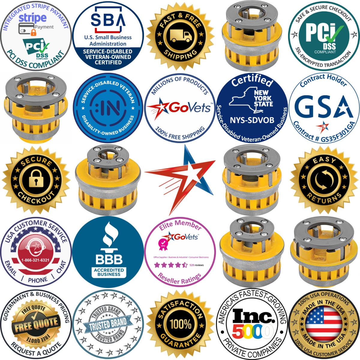 Millions of Products A selection of Dewalt products on GoVets