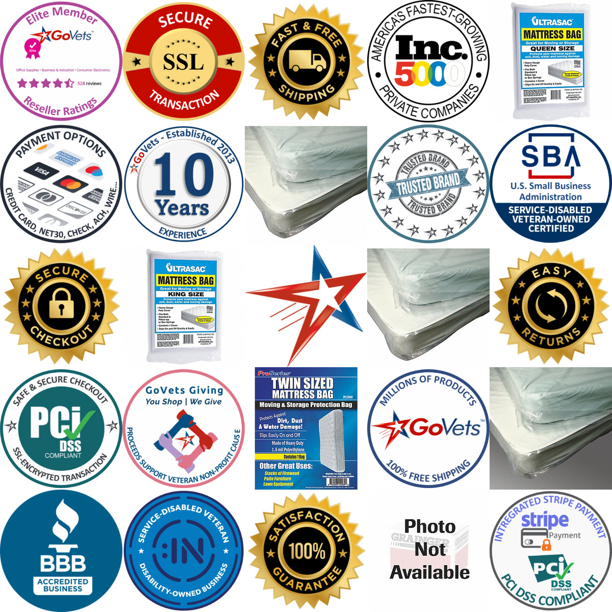 A selection of Mattress Bags products on GoVets