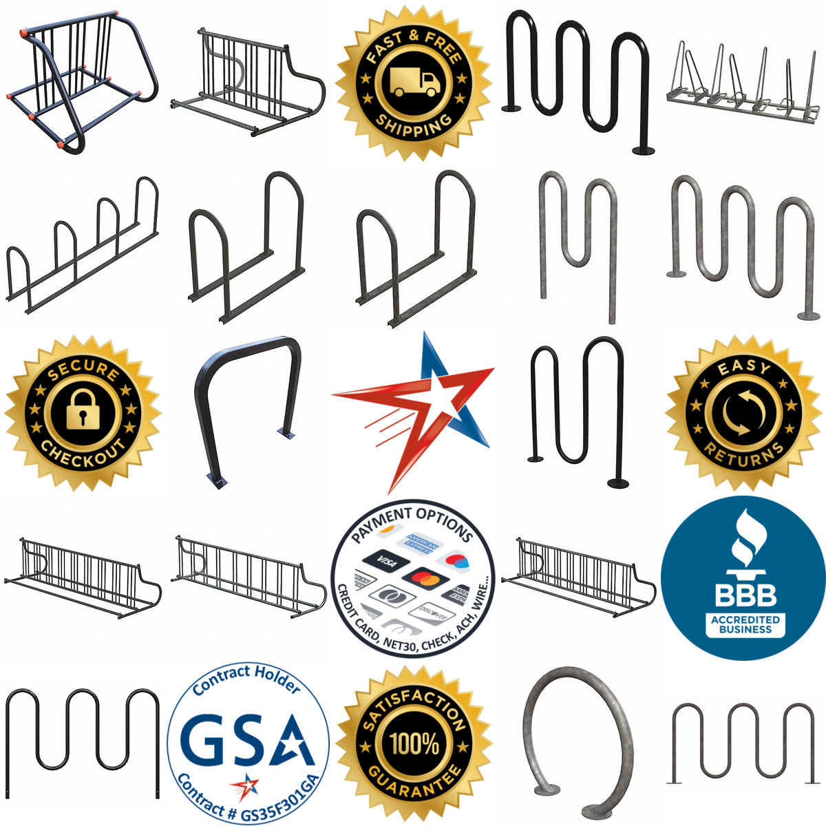 A selection of Bike Racks products on GoVets