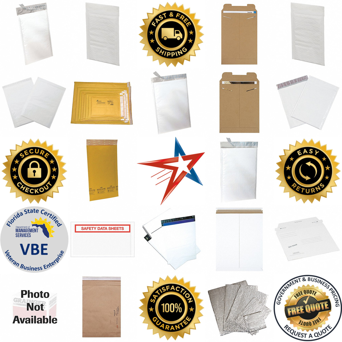 A selection of Mailer Envelopes products on GoVets