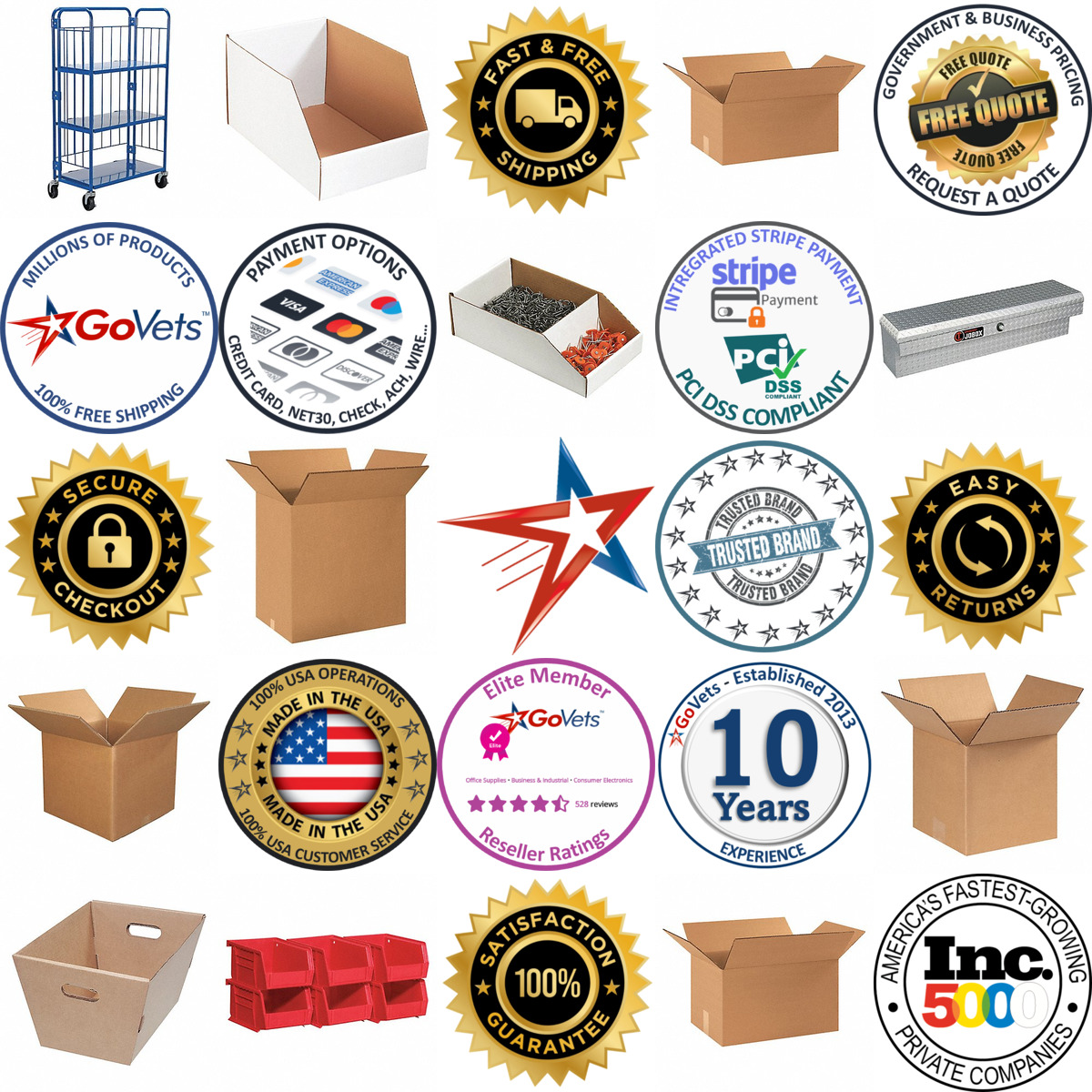 A selection of Specialty Boxes products on GoVets