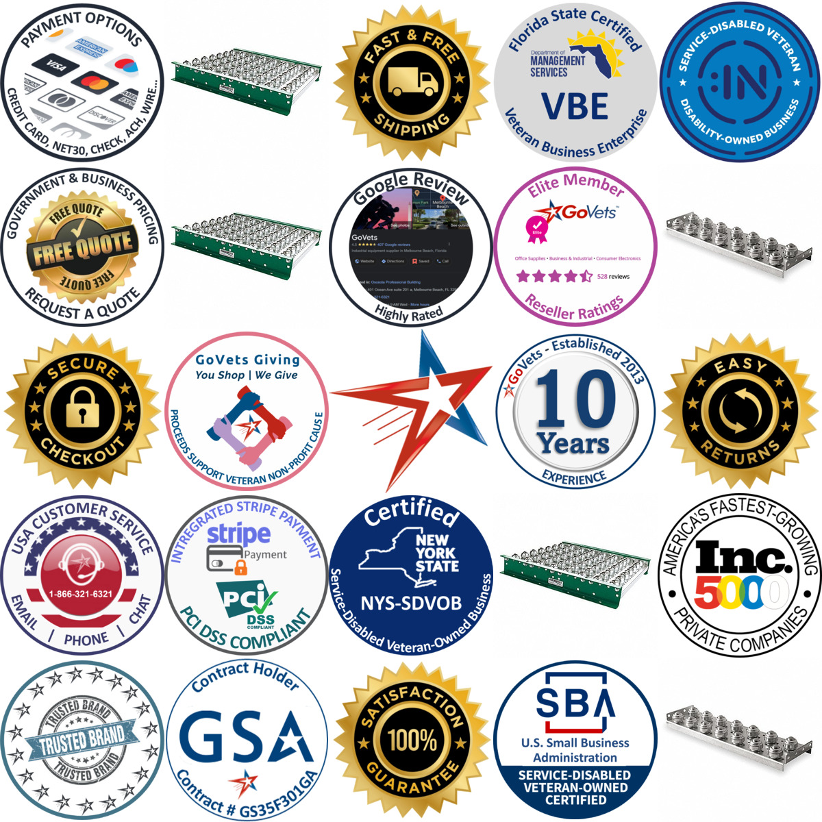 Millions of Products A selection of Ball Transfer Conveyors products on GoVets