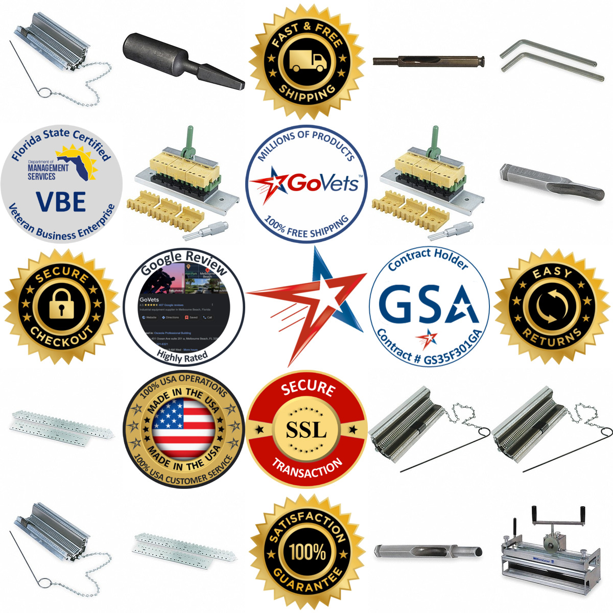 A selection of Conveyor Belt Lacing Tools products on GoVets