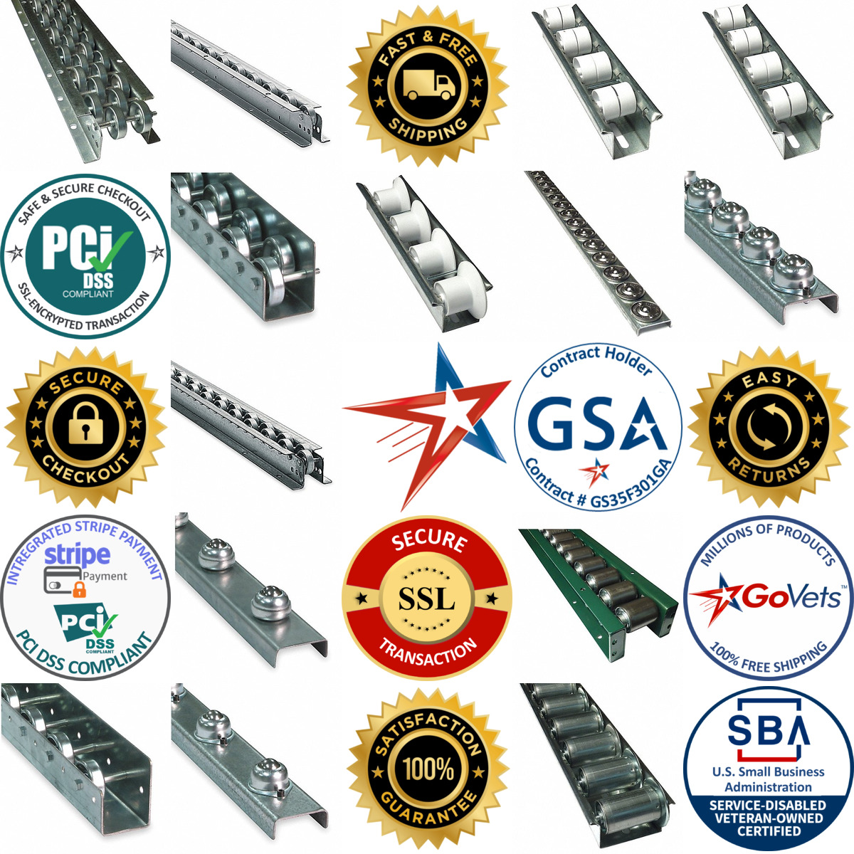 A selection of Flow Rails products on GoVets