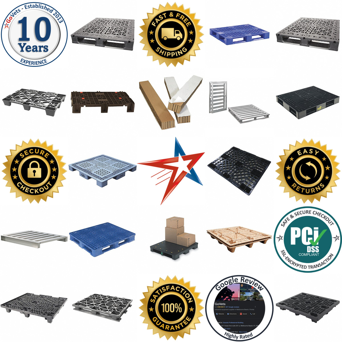 A selection of Pallets products on GoVets