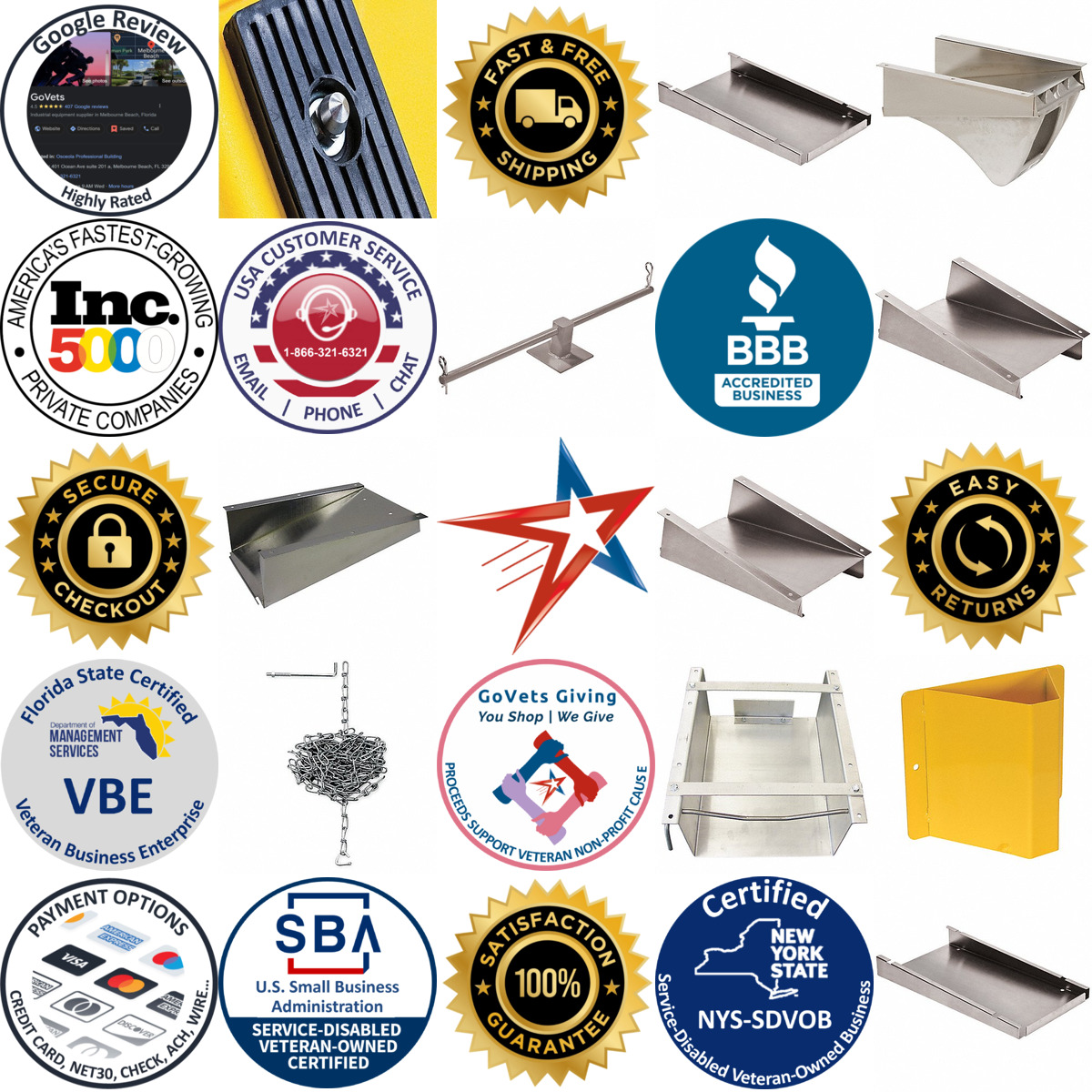 A selection of Wheel Chock Accessories products on GoVets
