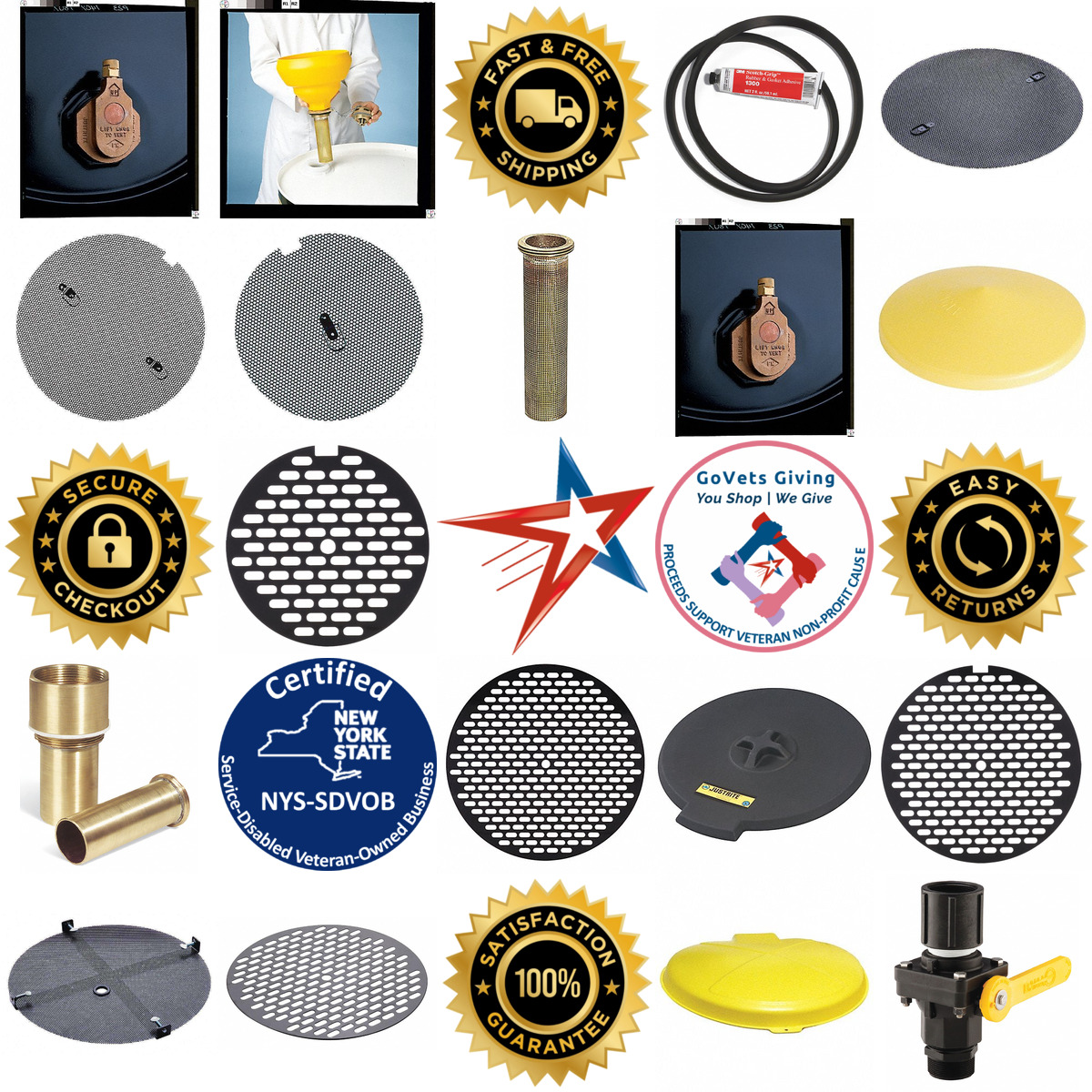 A selection of Drum Funnel Parts and Accessories products on GoVets