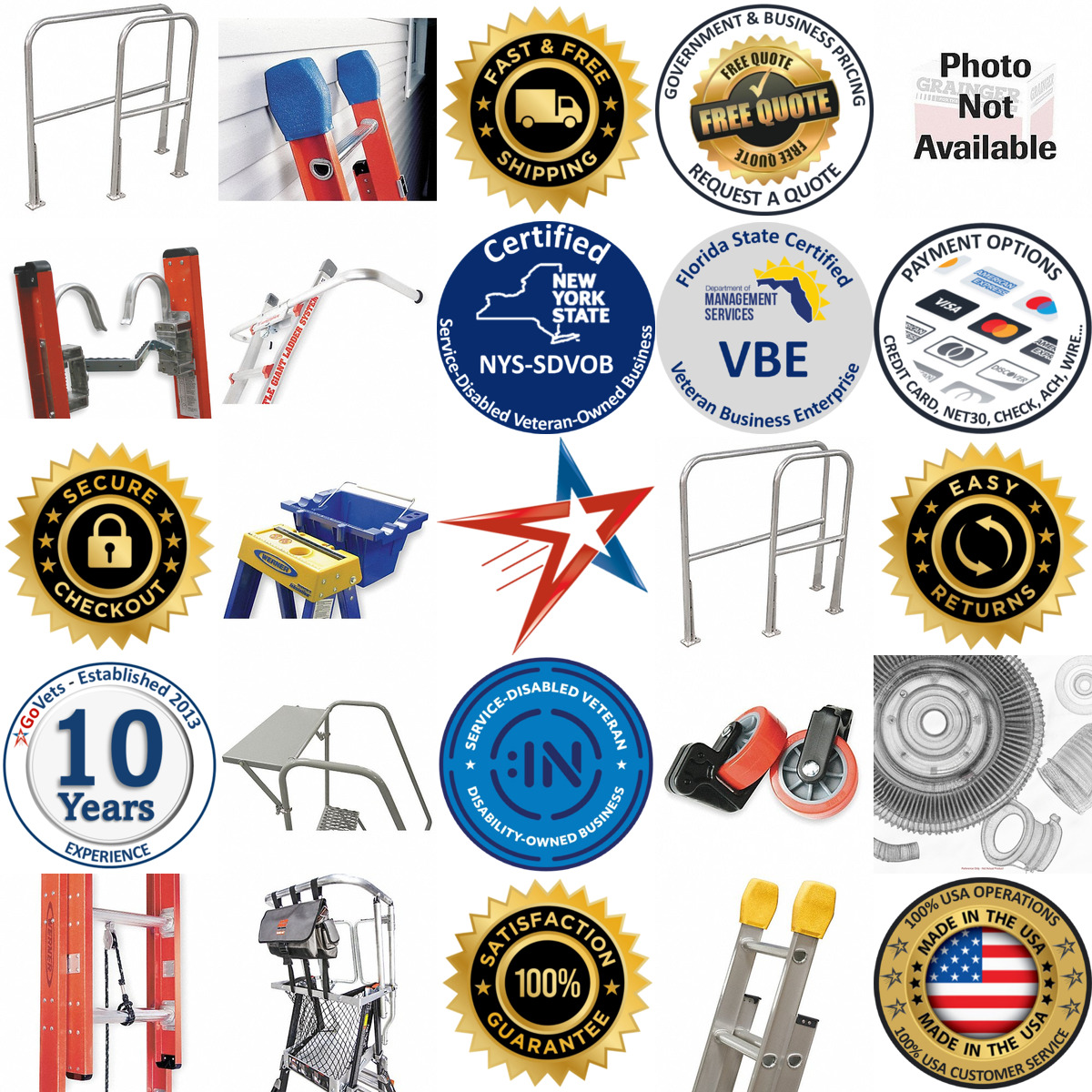 A selection of Ladder Accessories products on GoVets
