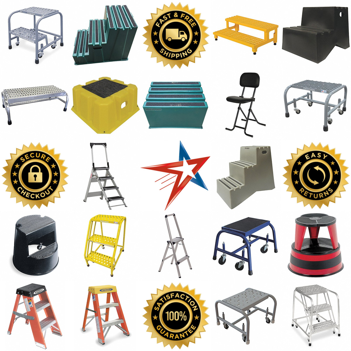 A selection of Step Stools products on GoVets