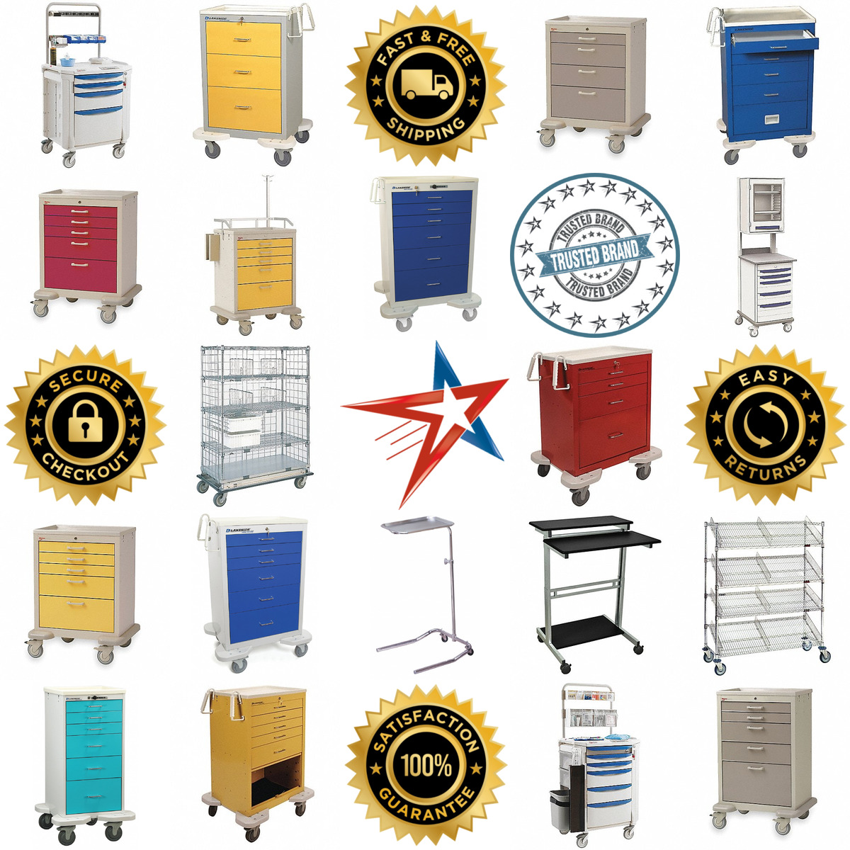 A selection of Medical Equipment and Procedure Carts products on GoVets