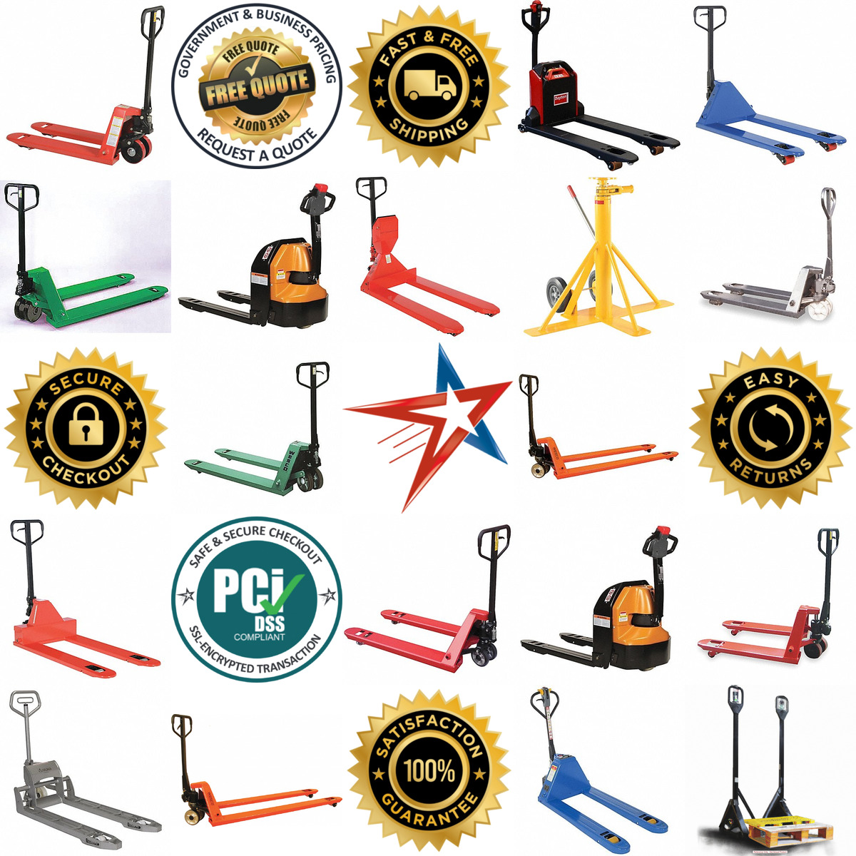 A selection of Pallet Jacks products on GoVets