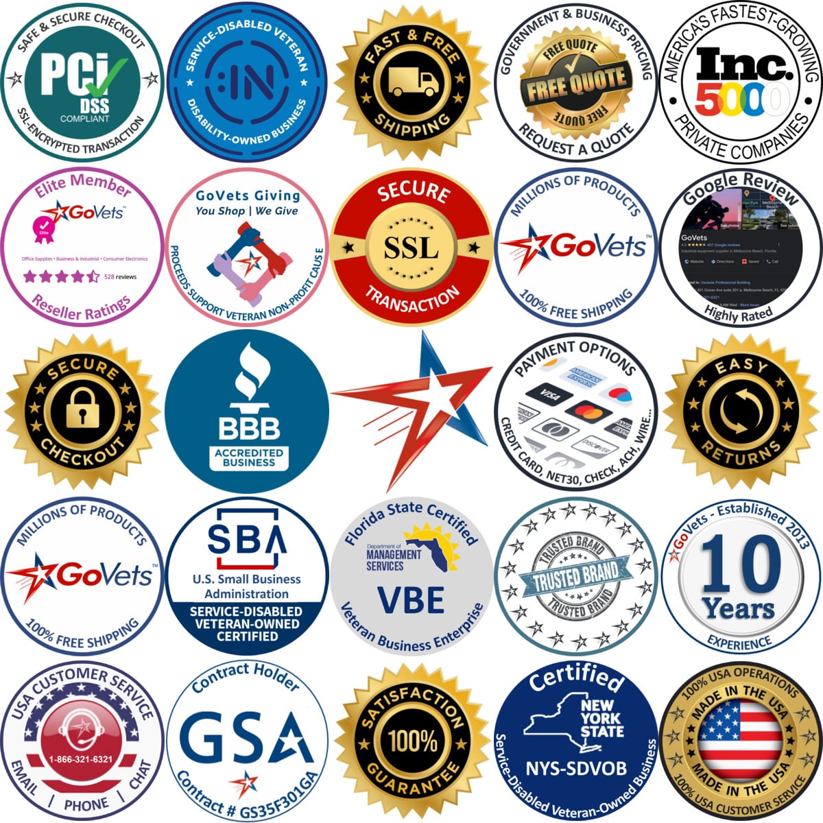 A selection of Pallets products on GoVets