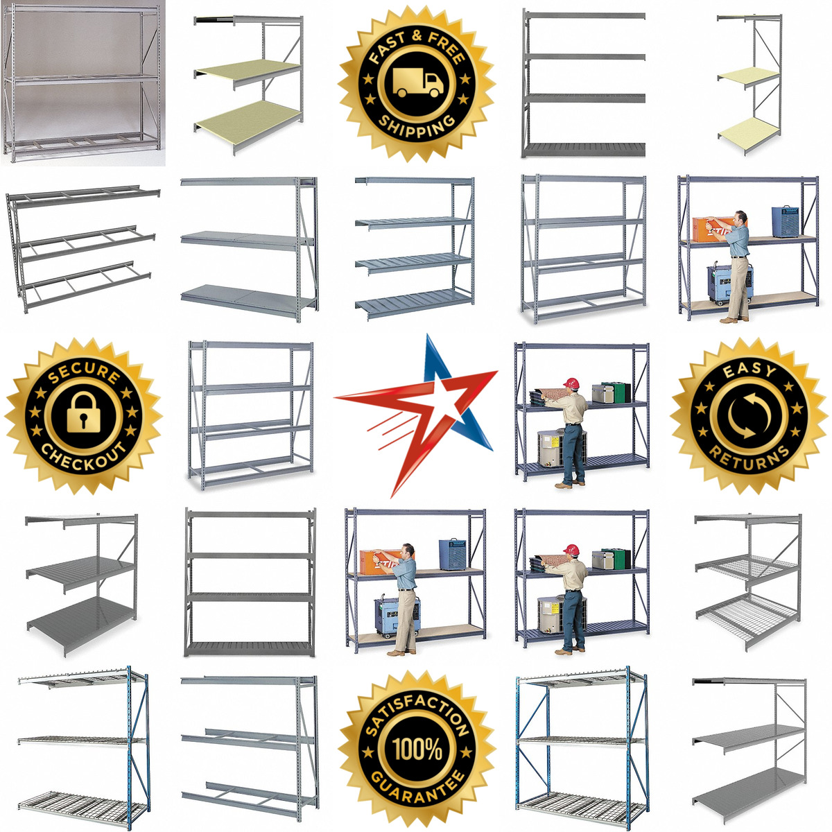 A selection of Bulk Rack Shelving products on GoVets